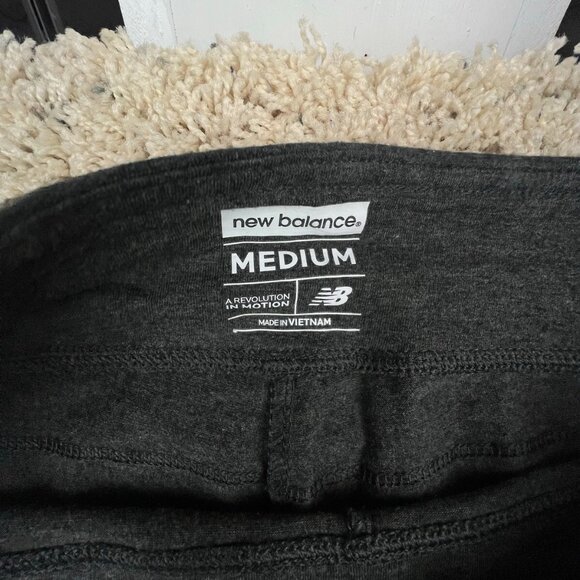New Balance SweatPants Womens Medium Gray Stretch Athleisure Straight Leg - Picture 6 of 12
